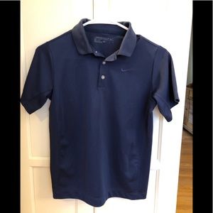 Nike Golf dri- fit polo shirt navy blue